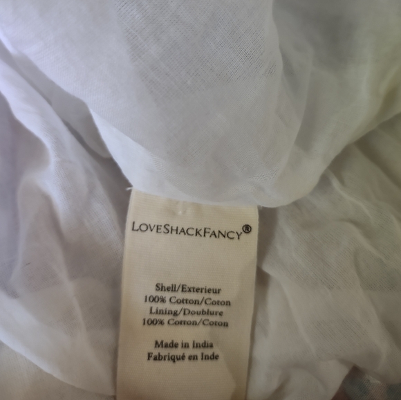 EUC LoveShackFancy Stanton Dress Blueberry Dust - Picture 8 of 9